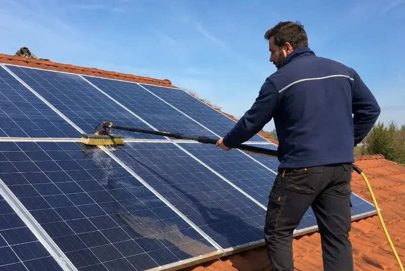 Nettoyage et entretien de panneaux solaires à Jurançon